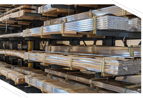 warehouse supplier shelves